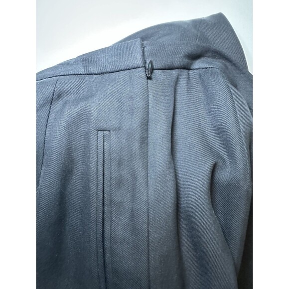 Valerie Stevens Pure 100% Silk Black Dress Pants Pleated Career Retro Women's 12 - Picture 4 of 10